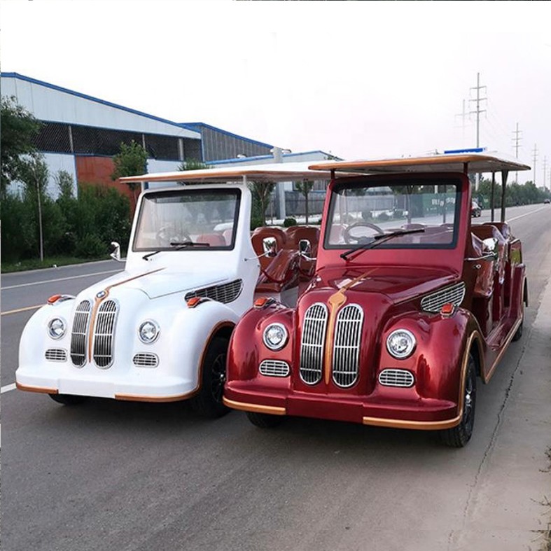 Luxe elektrische auto klassieke auto