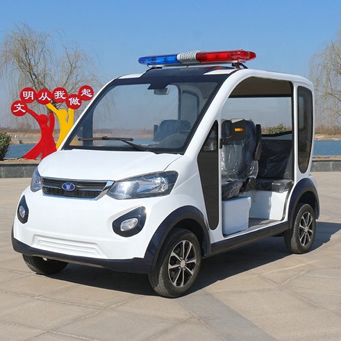 Parkeer mini elektrische patrouillewagen