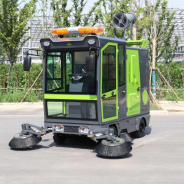 Veegmachine voor het schoonmaken van wegen
