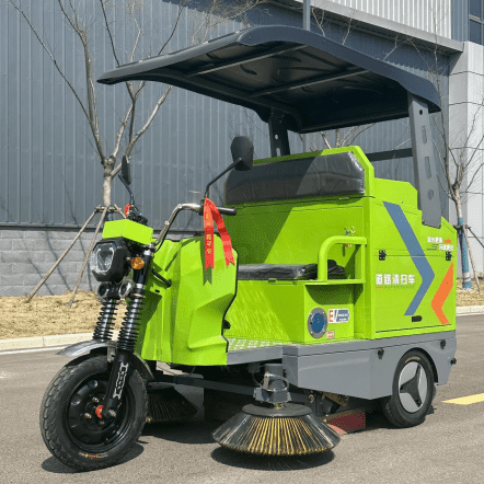 Zqveegmachine met drie borstels